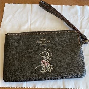 Coach Minnie Mouse Wristlet